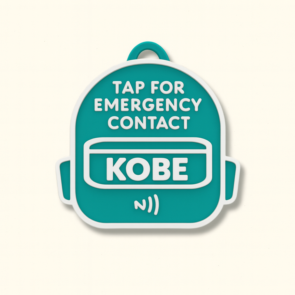 NFC Child Safety Tag - Backpack