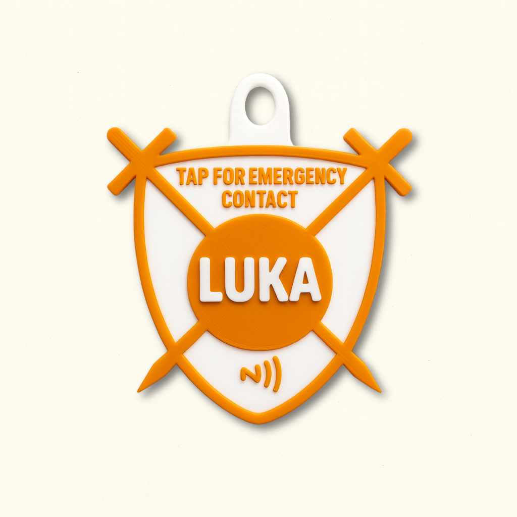 NFC Child Safety Tag - Shield