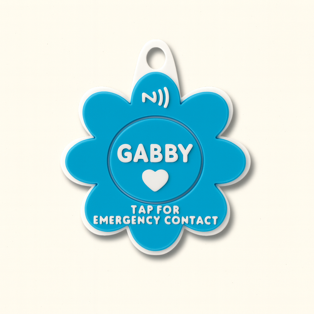 NFC Child Safety Tag - Flower